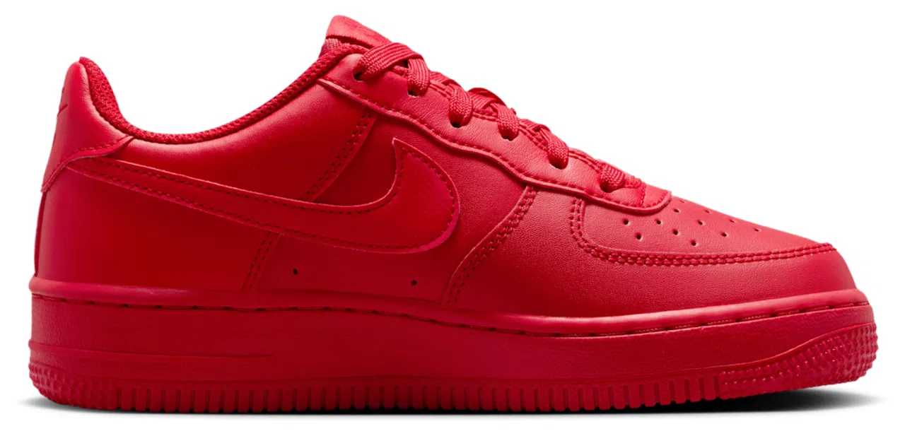 Кроссовки для девочек Air Force 1 Nike, красный/черный