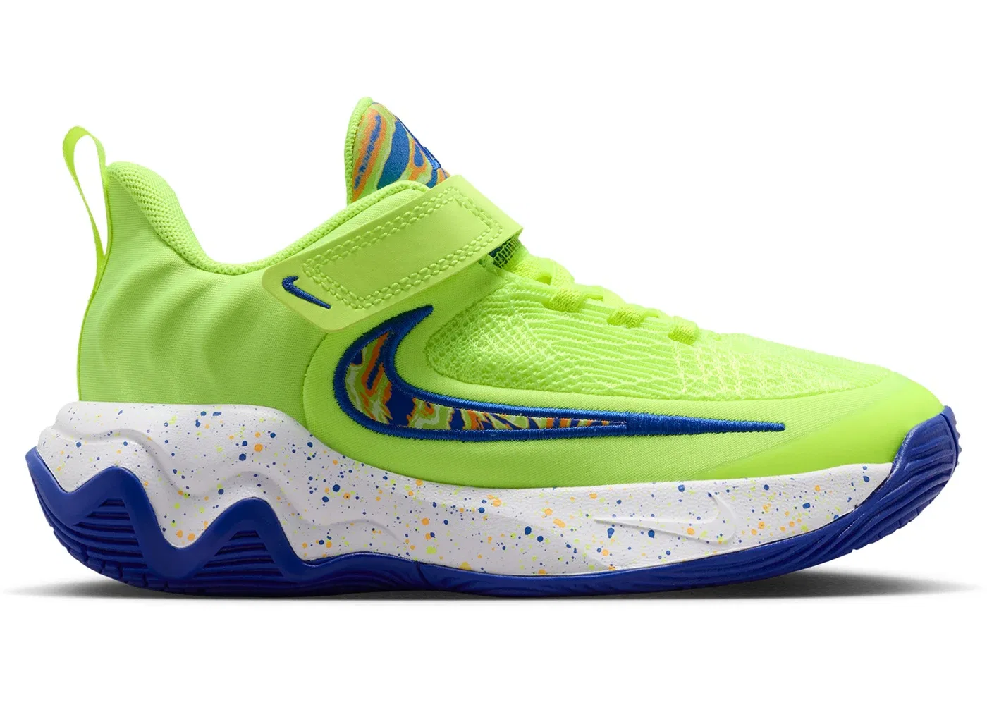 Детские кроссовки для мальчиков баскетбольные Nike Giannis Immortality 4 SE Nike, Volt Ice/Game Royal/Laser Orange/Multi-Color