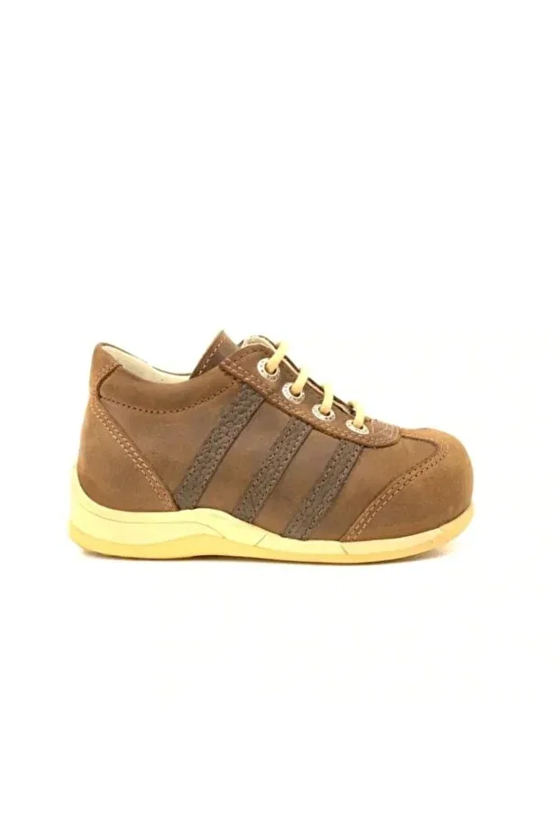 Детские туфли для мальчиков кожаные Tuğba Ortopedi, Brown