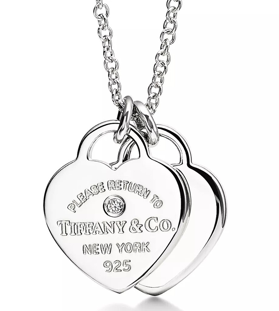 Подвеска Tiffany & Co. Return to Tiffany Heart Tag, серебро/бриллиант — фото 3