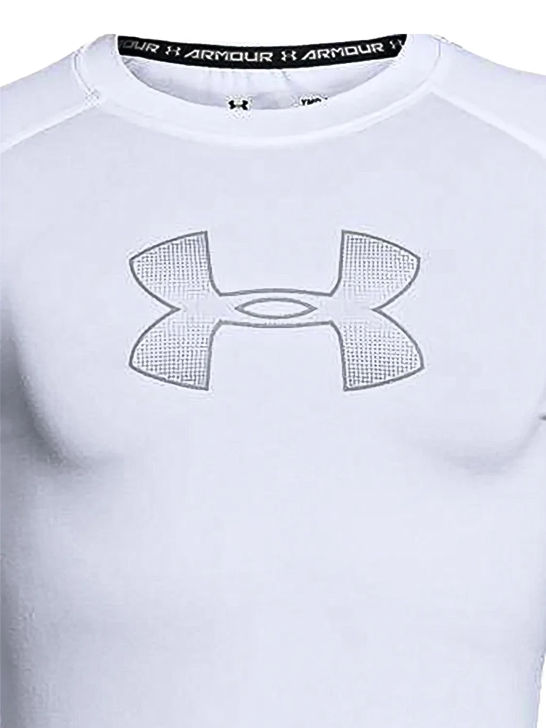 Футболка HeatGear с длинными рукавами Under Armour Kids, белый — фото 2