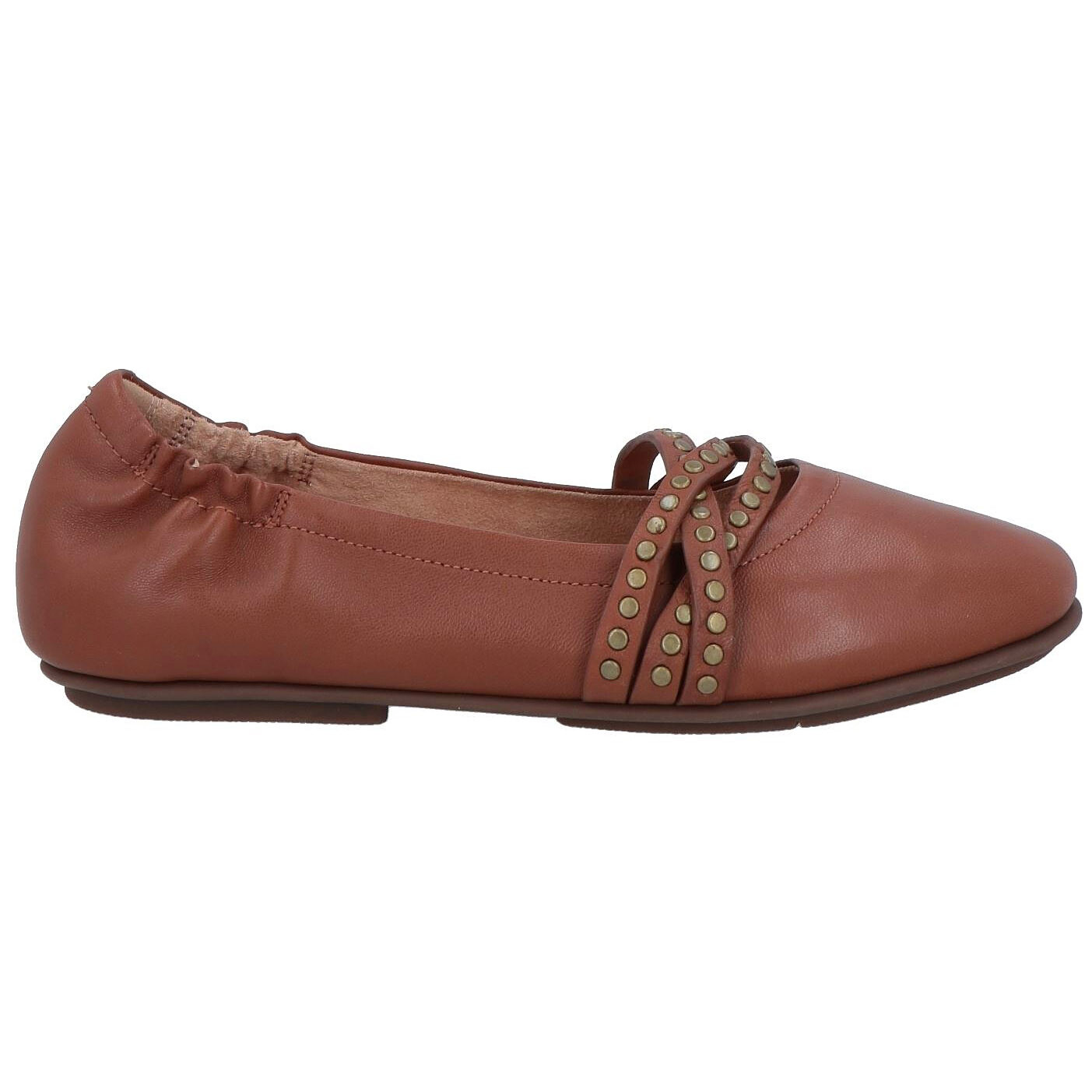 

Балетки FitFlop, коричневый