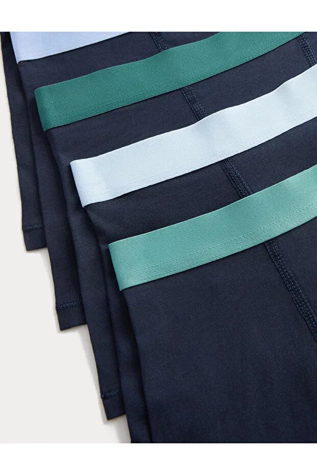 Детские трусы для девочек хлопковые 5 шт. Marks & Spencer, Black Mix — фото 2