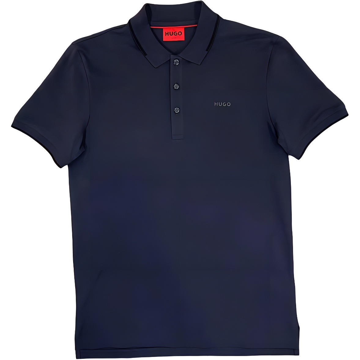 

HUGO BOSS Рубашка-поло с коротким рукавом, мужская, черная