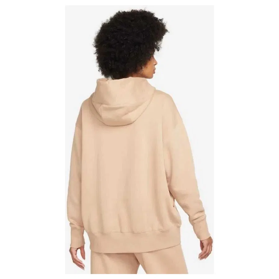 Свитшот женский с капюшоном Phoenix Fleece Nike, Бежевый — фото 2