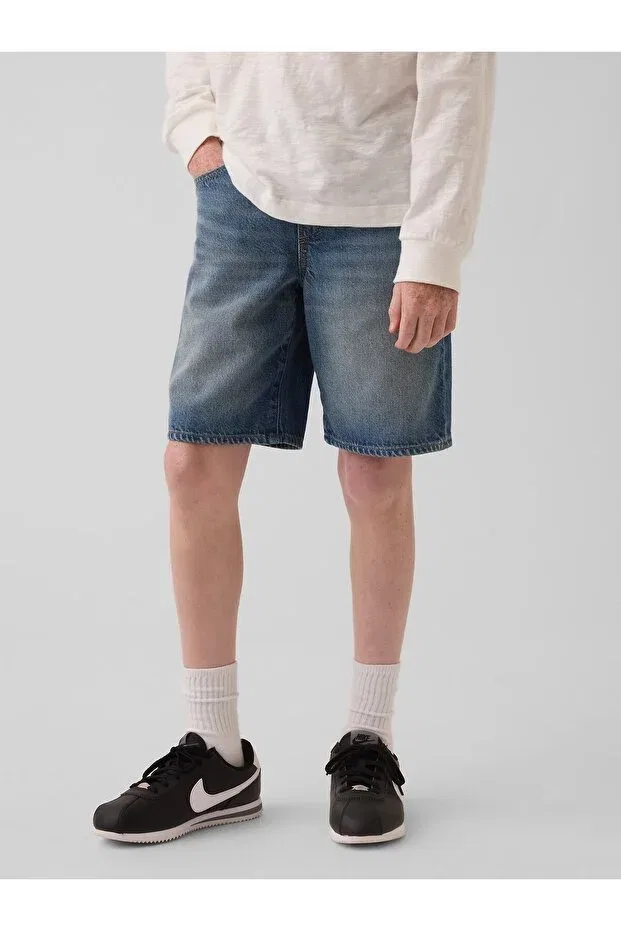 Детские шорты для мальчиков джинсовые Gap, Blue-000 — фото 4