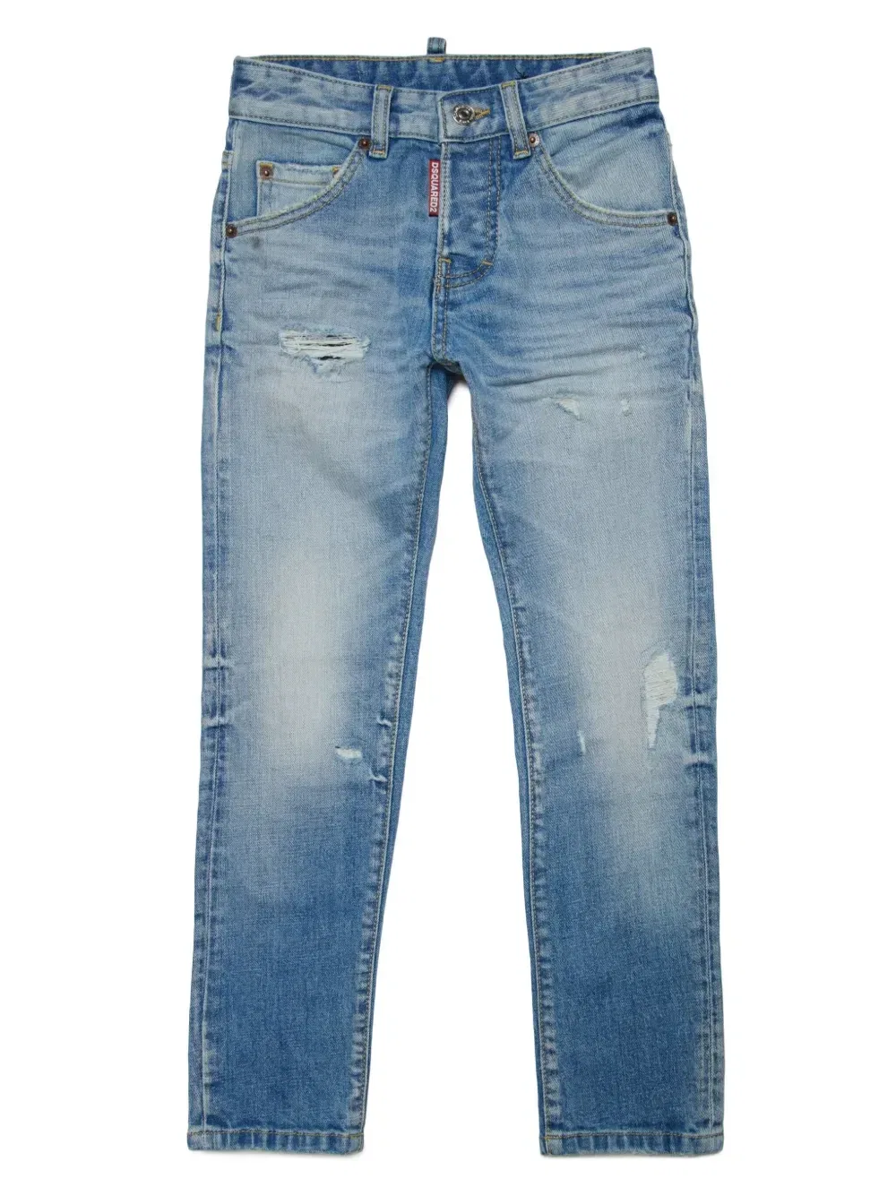 Прямые джинсы Cool Guy Dsquared2 Kids, синий