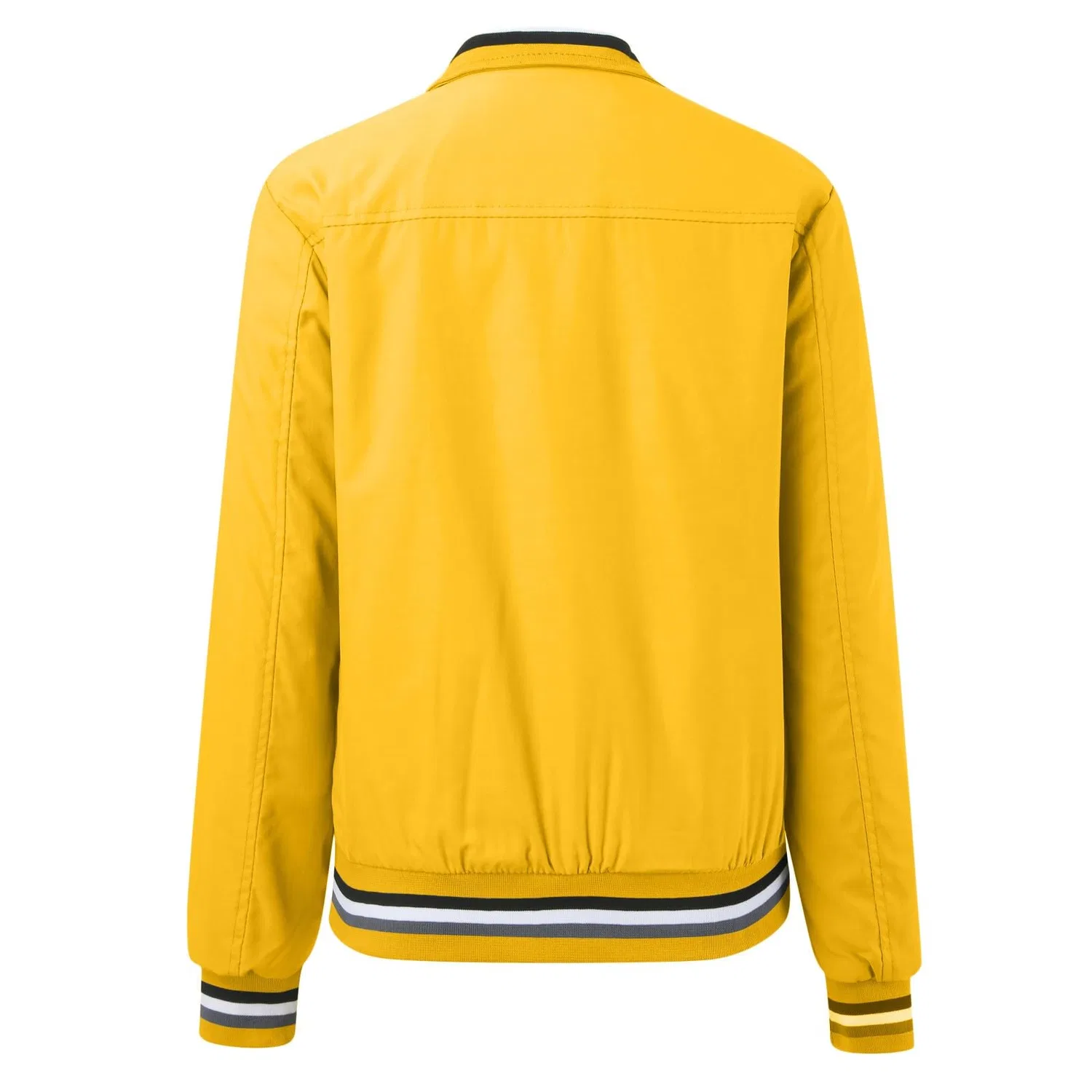 Женская куртка с принтом Autumn Fashion, yellow — фото 4