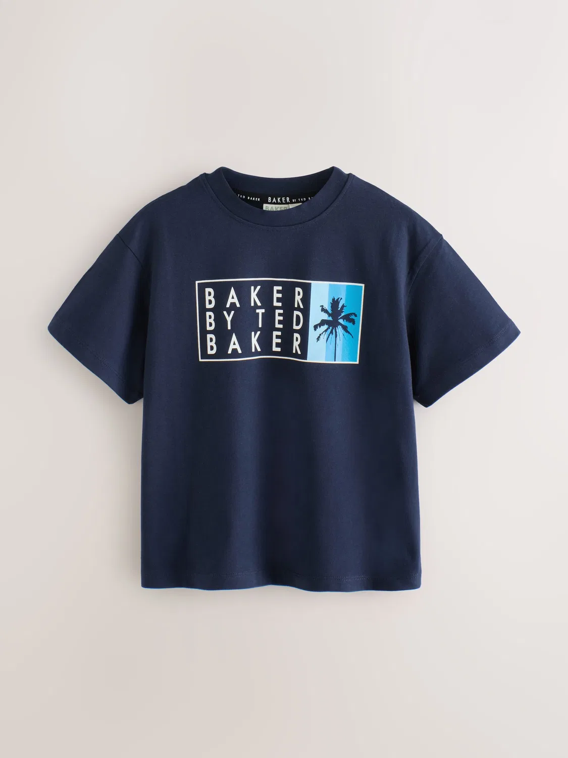 Футболки 3 шт. Baker by Ted Baker, темно-синий с графикой — фото 3