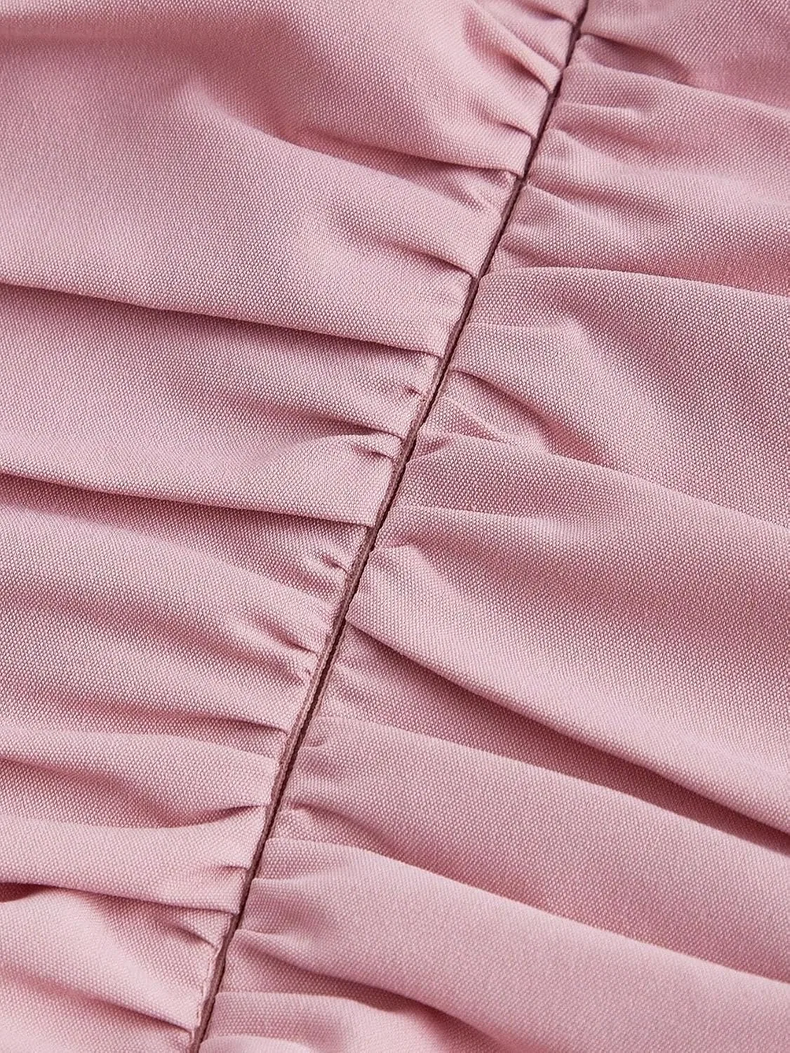 Женское свободное элегантное платье без рукавов, Pink — фото 3