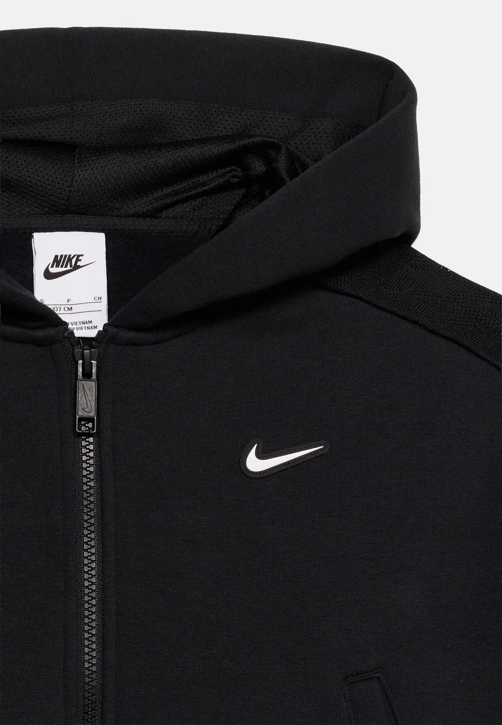 Танцевальная толстовка на молнии Nike Sportswear, Black/White — фото 4