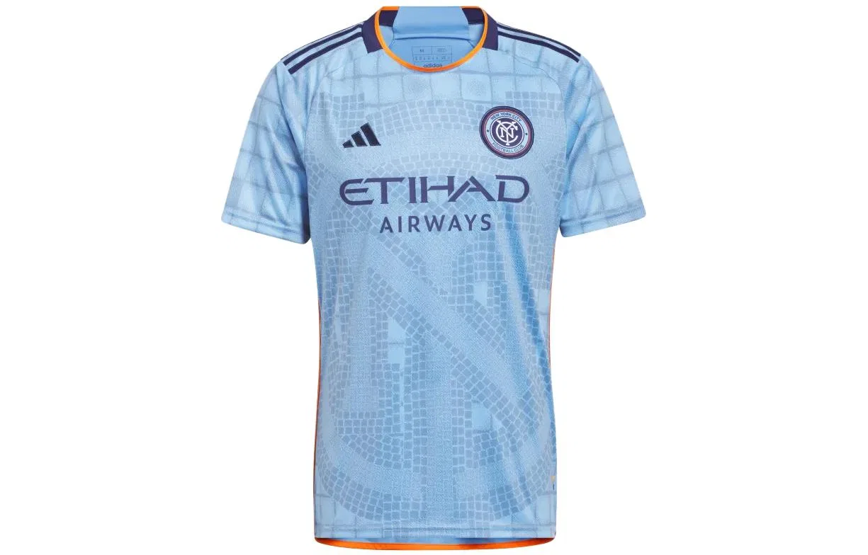 Мужская футболка с коротким рукавом Adidas New York City Fc 25/26 Home Jersey, Light Blue/BALGB