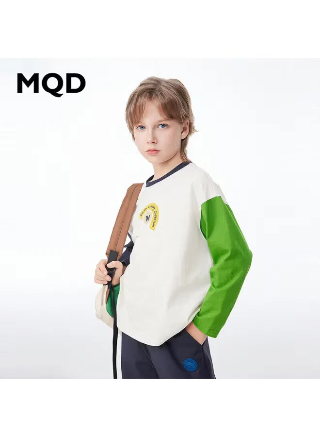 Лонгслив с принтом для мальчиков Mqd, белый