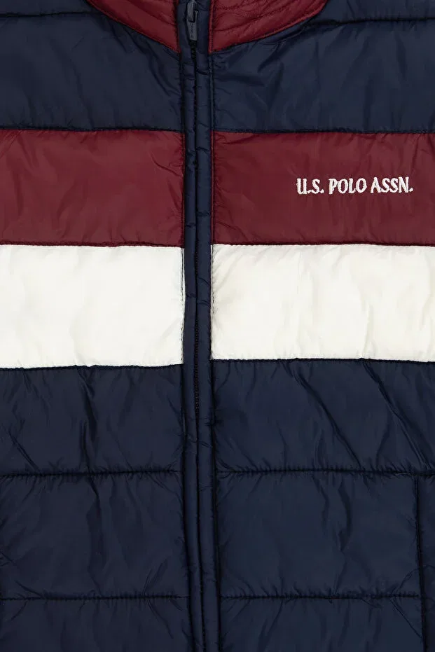 Детское пальто для мальчиков с длинным рукавом U.S. Polo Assn., Темно-Синий — фото 3