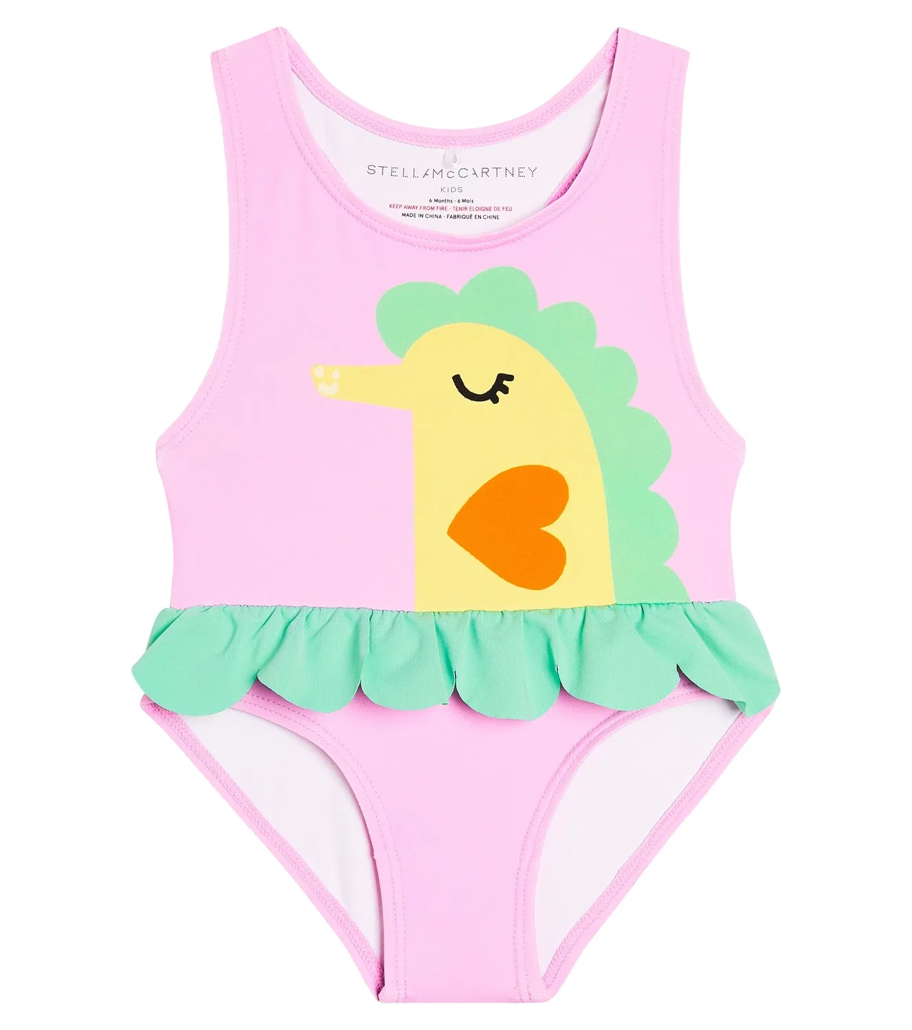 Раздельный купальник с принтом Stella Mccartney Kids, розовый