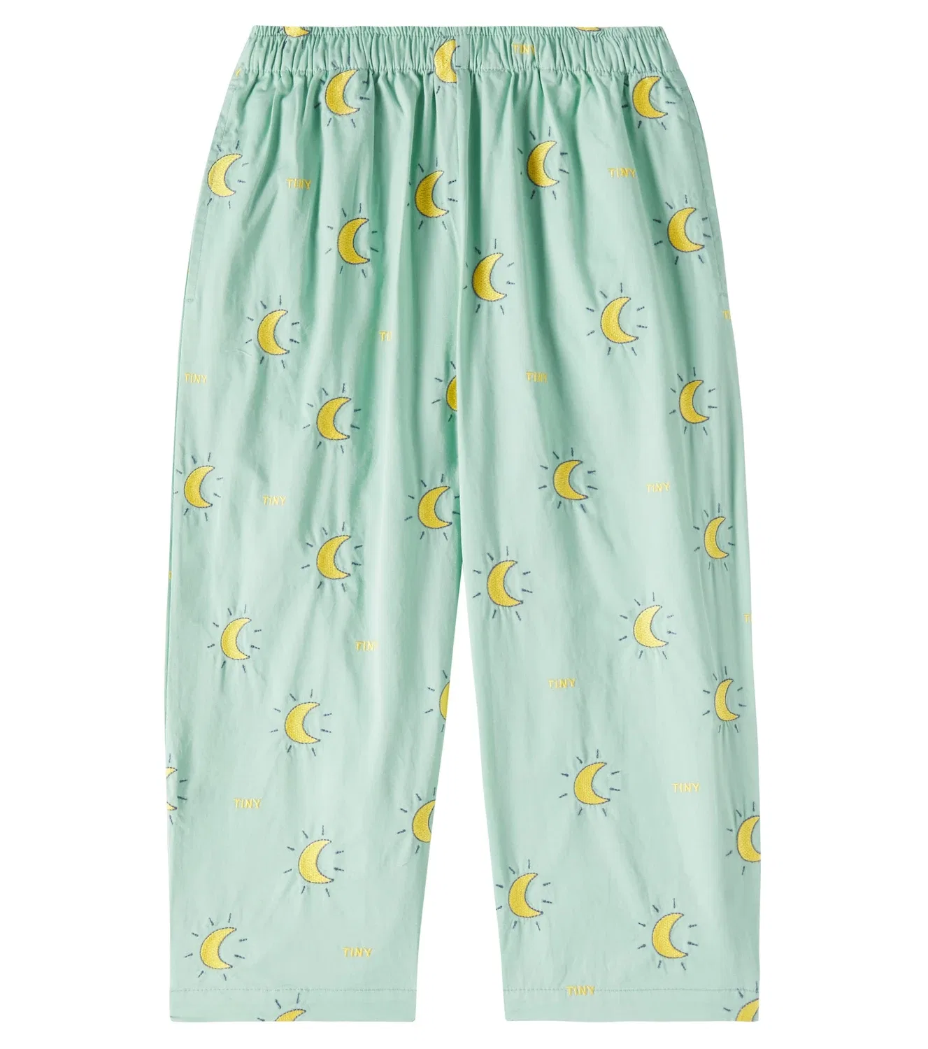 Брюки хлопковые широкие Midnight Sun Tinycottons, зеленый