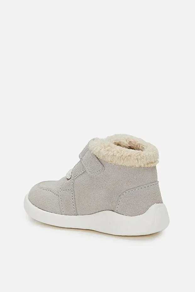 Детские ботинки для девочек с липучкой Vicco, Gray — фото 2