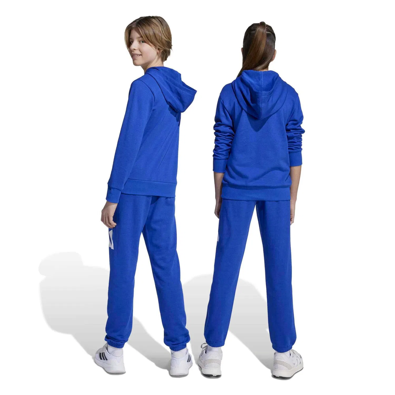 Детские штаны из футера Adidas Sport J Bl Ft Pt 280 Hose, Blue — фото 4