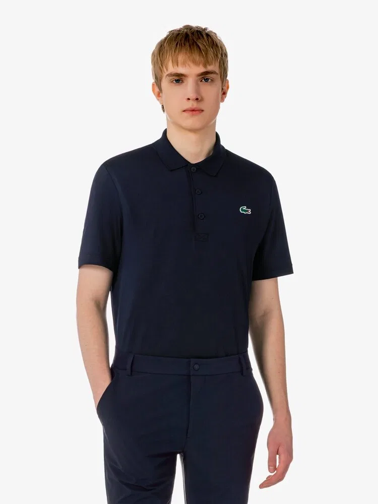 Футболка поло Lacoste Golf Performance Basic, мужская, темно-синий