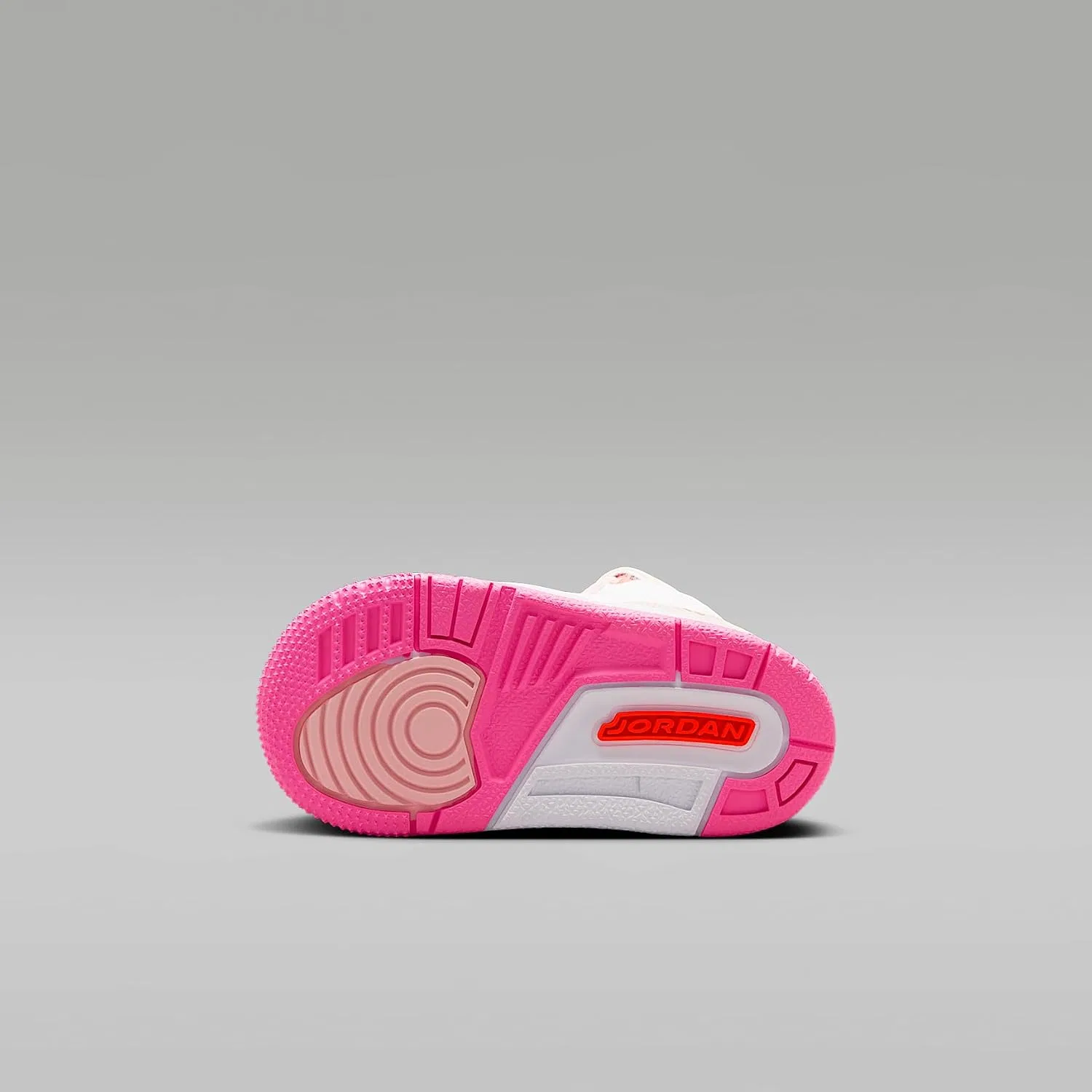 Детские кроссовки для мальчиков Jordan 3 Retro Nike, Pearl Pink/Pink Bloom/Pink Glow/Hyper Orange — фото 2