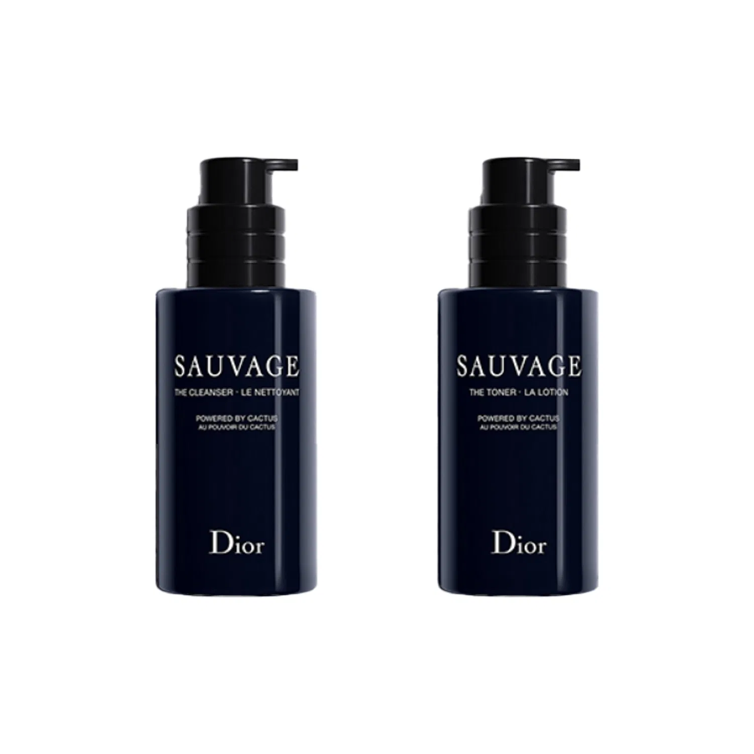 Мужской набор для ухода за кожей Wild Cleanser + Toner, DIOR, Black