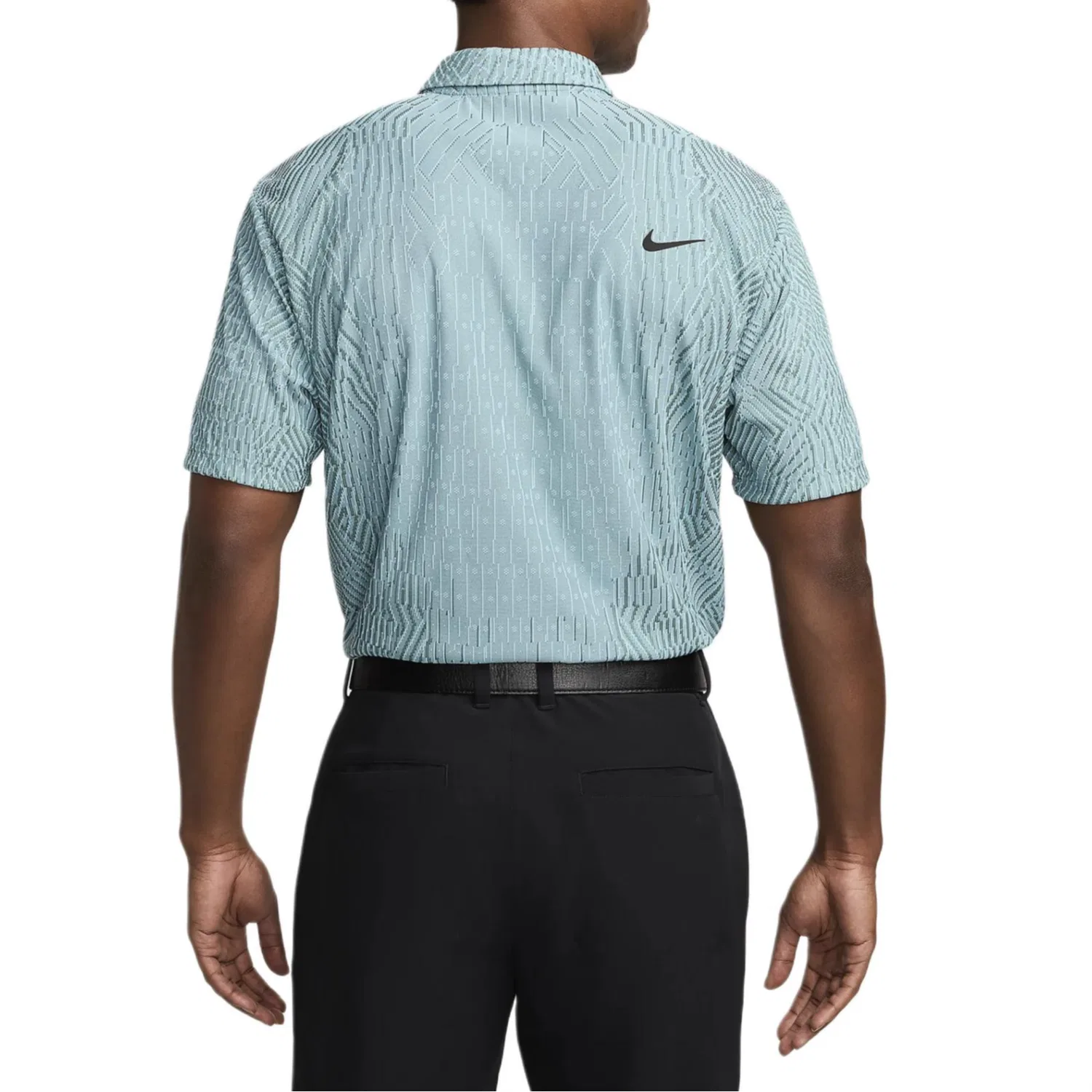 Мужское поло Nike Dri FIT ADV Polo Shirt, Denim Blue Turquoise — фото 3