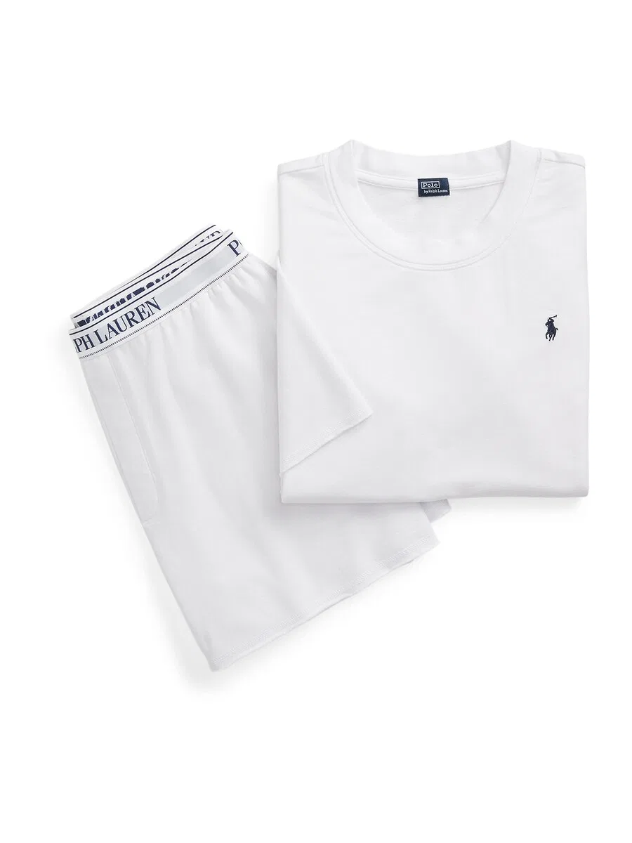 Пижама Polo Ralph Lauren белого цвета
