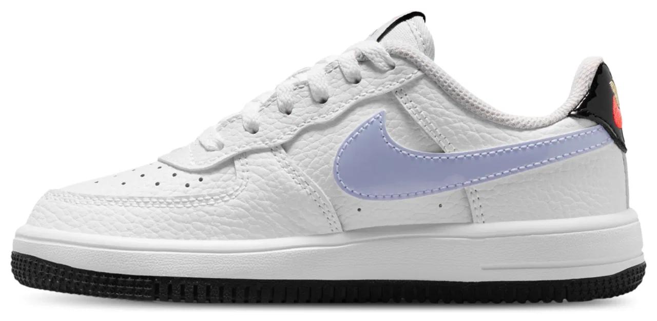 Кроссовки для мальчиков Nike Force 1 Low BP, цвет White/Flash Crimson/Hydrogen Blue — фото 2