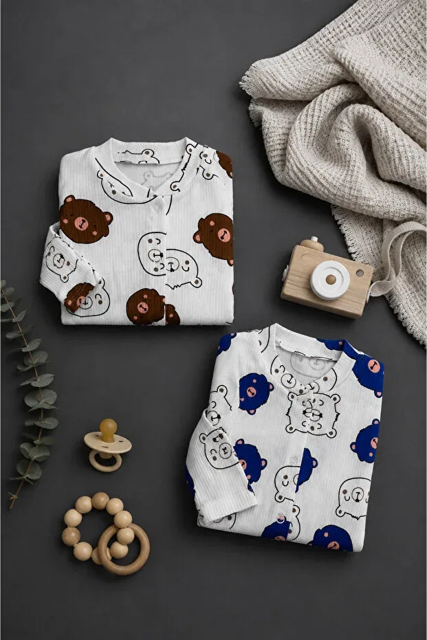 Детское боди-комбинезон для мальчиков с принтом My Babies Label, Multicolor — фото 2