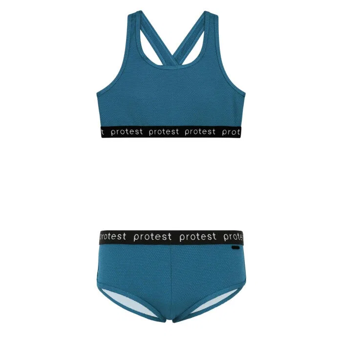 Детское бикини-бралетт с регулируемыми бретелями Protest Prtbeau Jr, Bunt Jeansblau