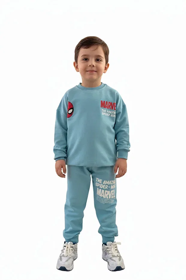 Детский спортивный костюм с принтом Spider-Man Dimoi Kids, Blue