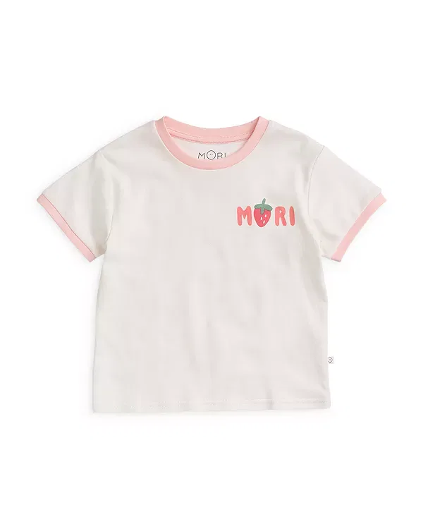 Детский топ с принтом Strawberry Tee Mori, Strawberry