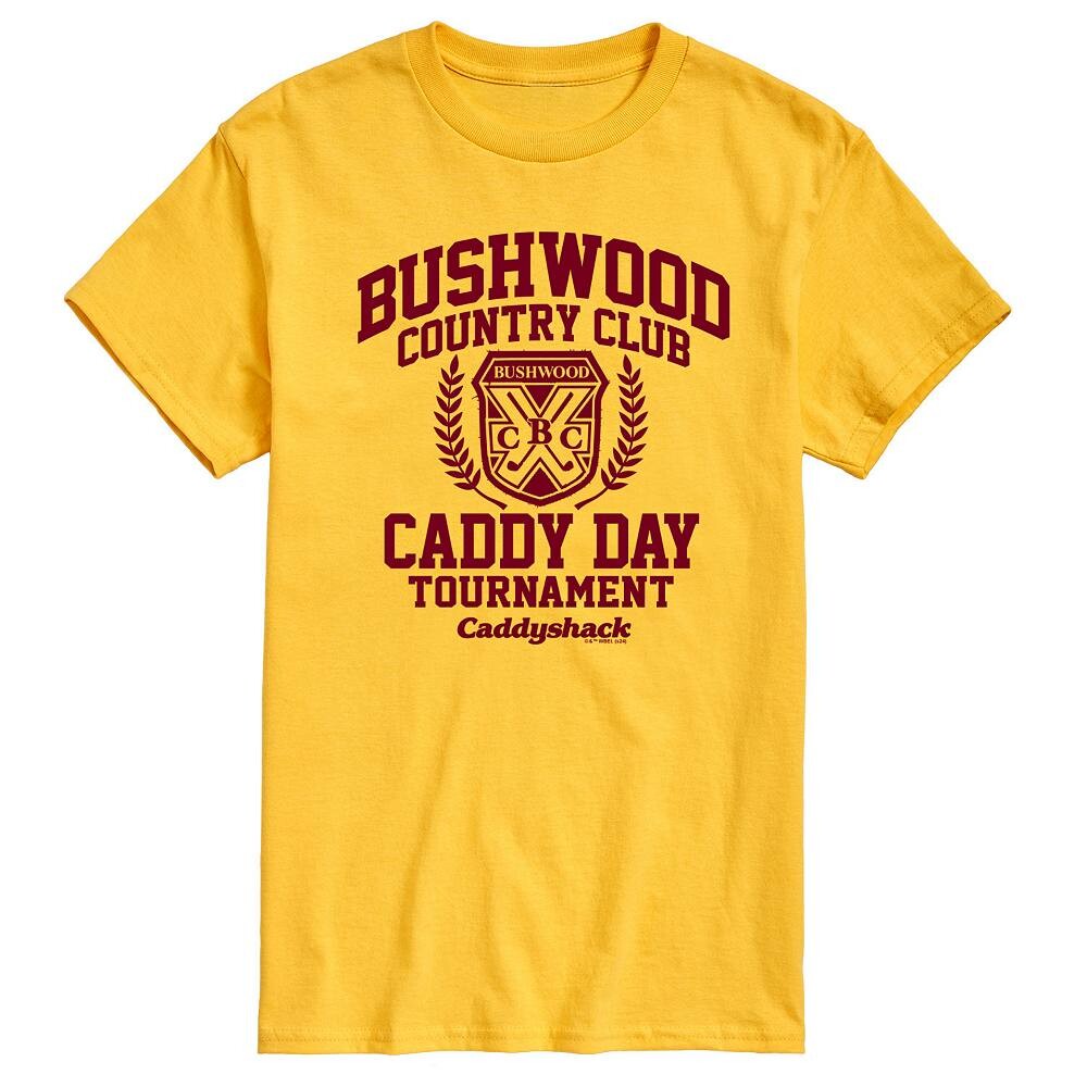 

Мужская футболка с рисунком Caddy Shack Bushwood Licensed Character, желтый