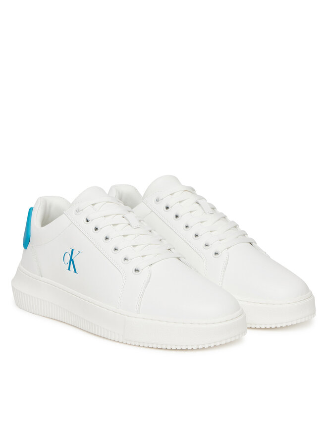 Кроссовки Chunky Cupsole Ru Patch Lth YM0YM01296 Calvin Klein Jeans, белый — фото 2