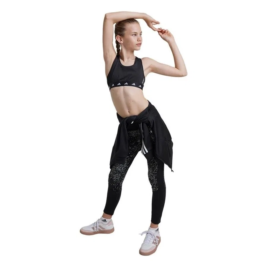 Спортивный бюстгальтер TECHFIT с принтом 287 JG POWER TF BRA adidas, Черный — фото 3