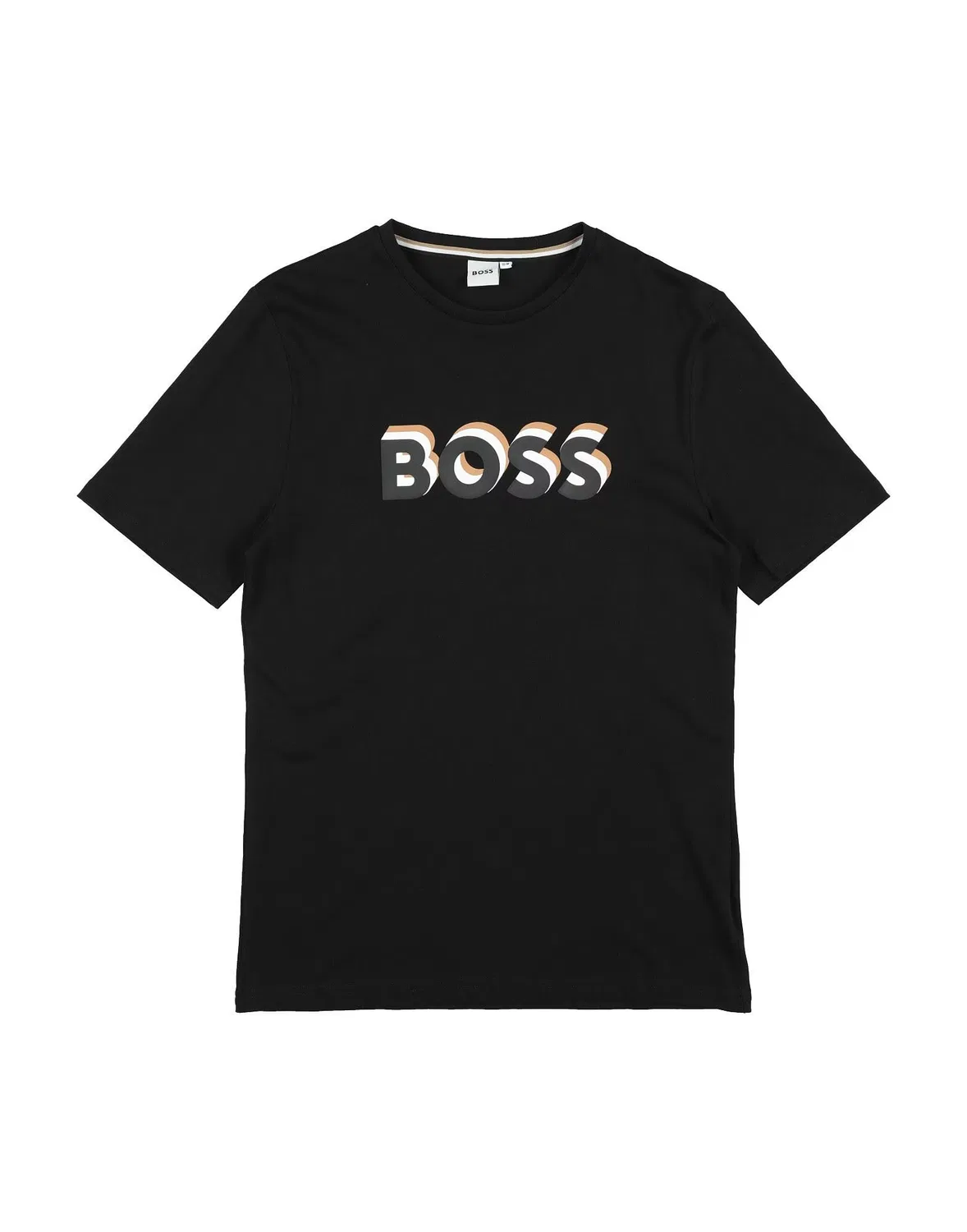Детская футболка с длинным рукавом Boss, черный