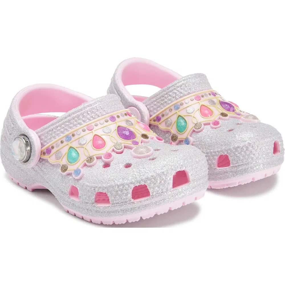 Детские классические сабо IAM Crocs, Pink Glitter