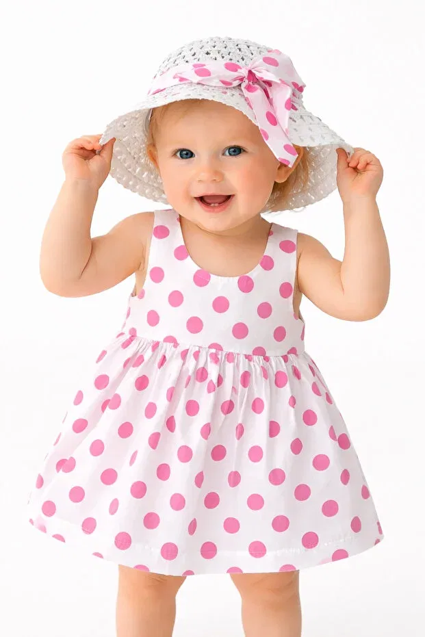 Детское платье для девочек с принтом Sweet Summer Chicsy Baby, Pink