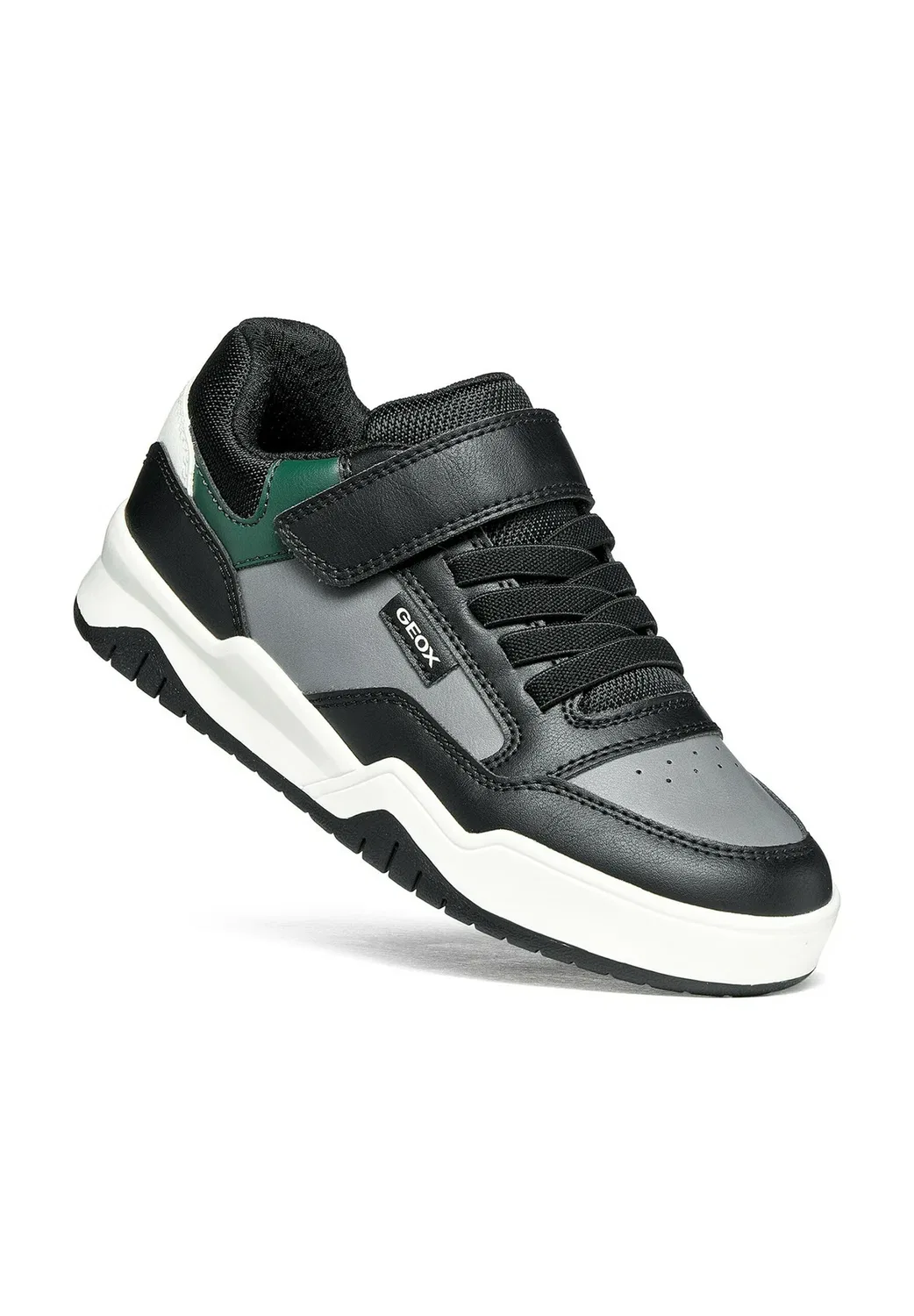 J perth boy - кроссовки Geox, Black Green — фото 2