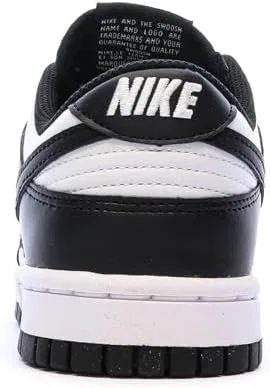 Мужские скейтбордистские кроссовки Nike Dunk Low Retro, белый/черный — фото 3