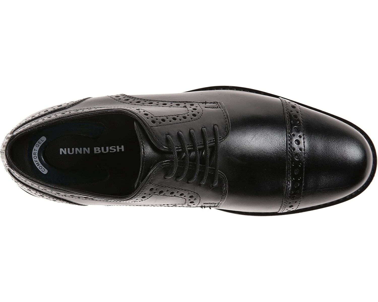 

Оксфорды Norcross Cap Toe Dress Casual Oxford Nunn Bush, черный