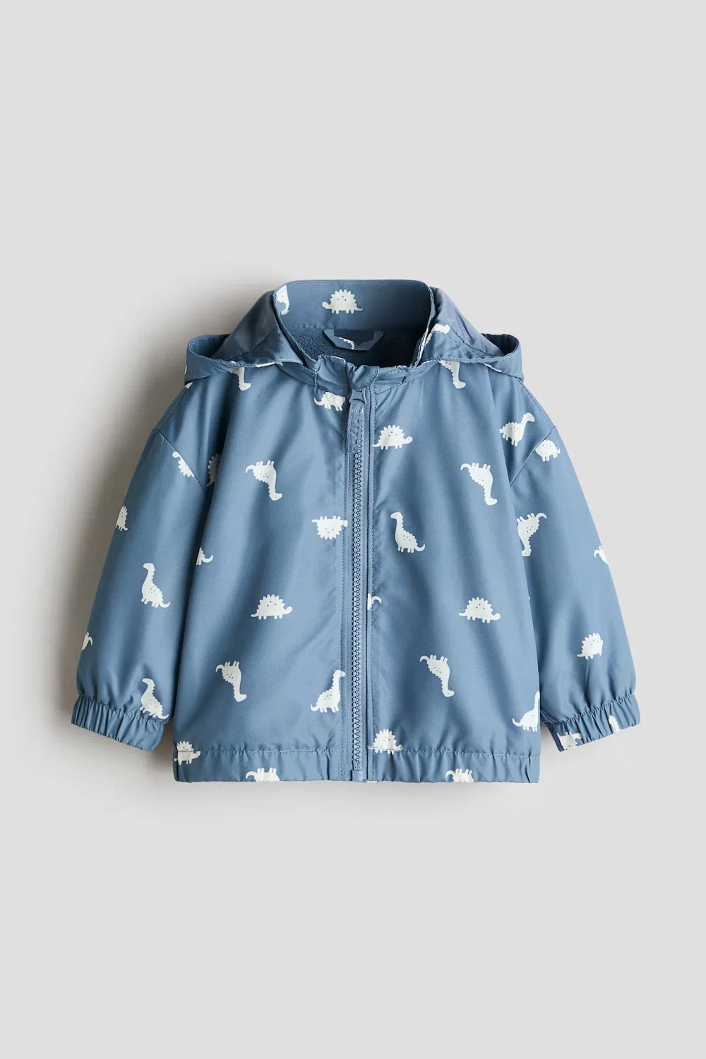 Куртка с флисовой подкладкой H&M, Mattblau/Dinosaurier