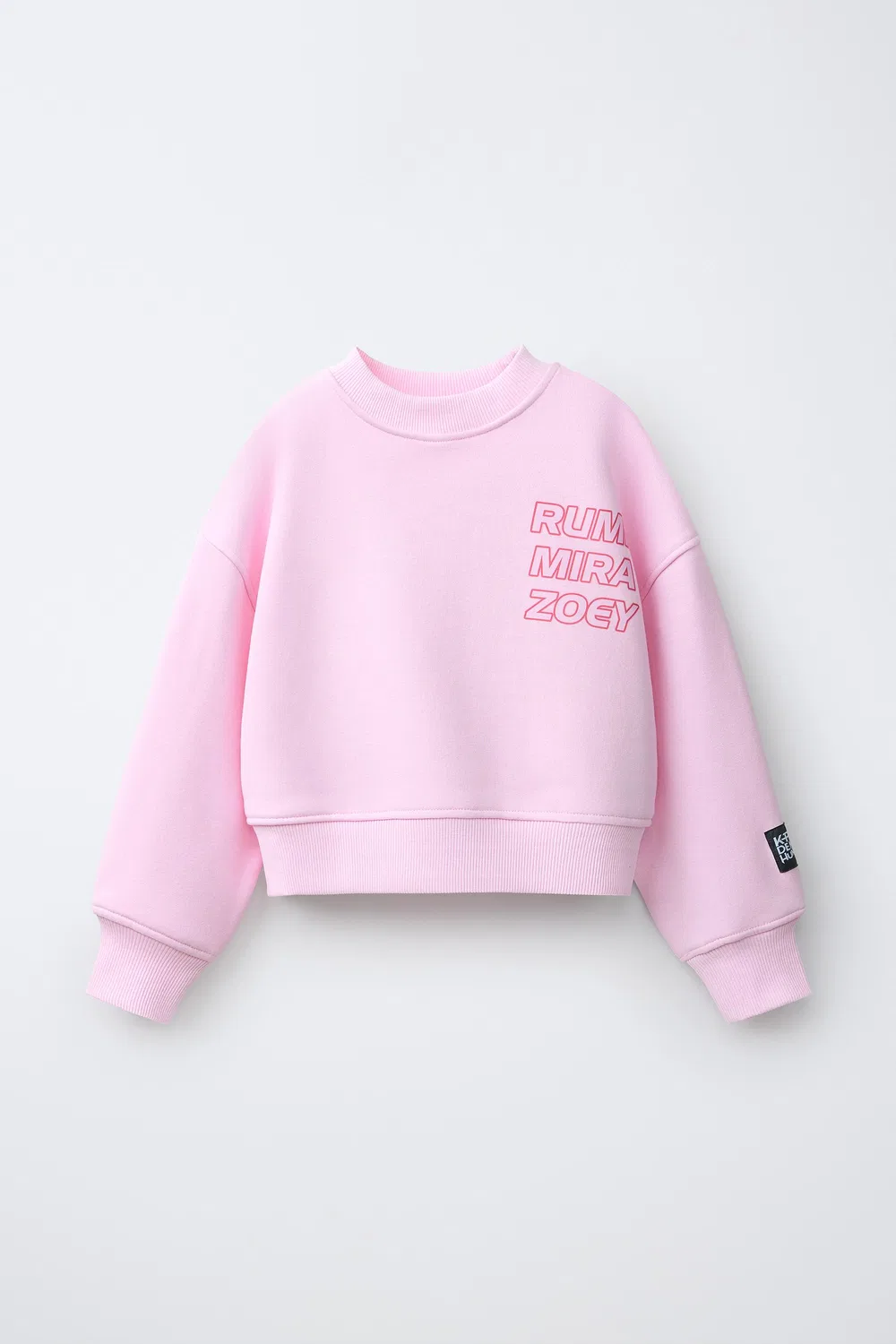 KPOP DEMON HUNTERS NETFLIX Печатная футбболка ZARA, Pink