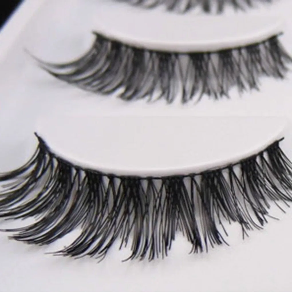 Набор из 5 пар ресниц Handmade Natural Eyelashes, Cotton Infarction Cross, 3D Long Thick Generic — фото 3