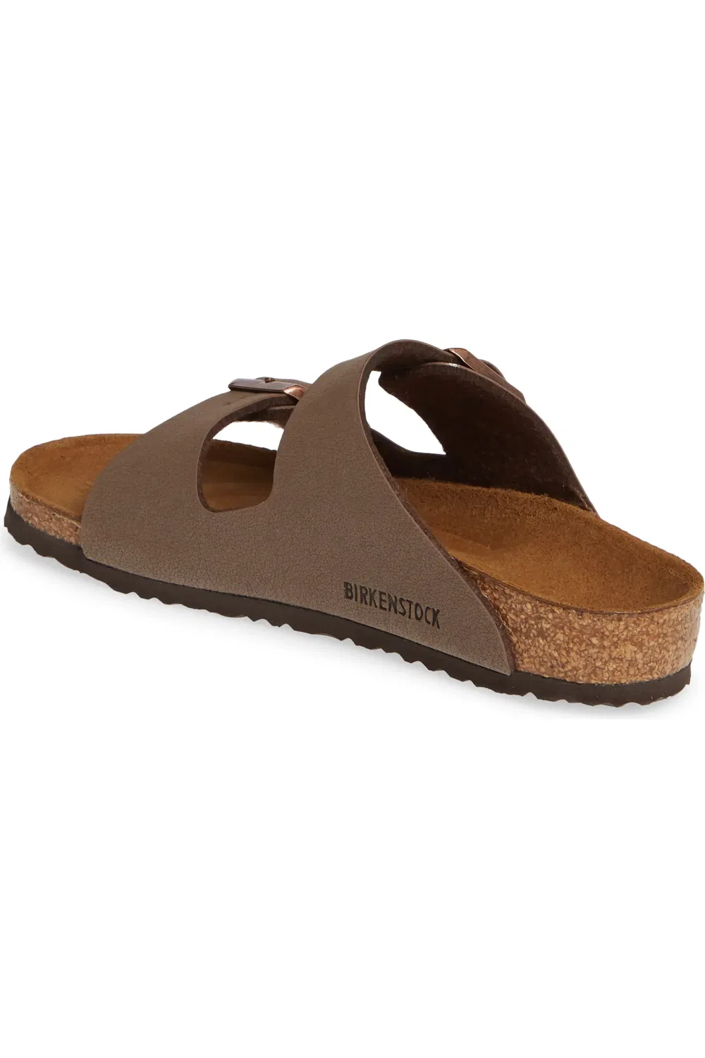 Детские сандалии с двумя ремнями Arizona Birkenstock, коричневый — фото 3