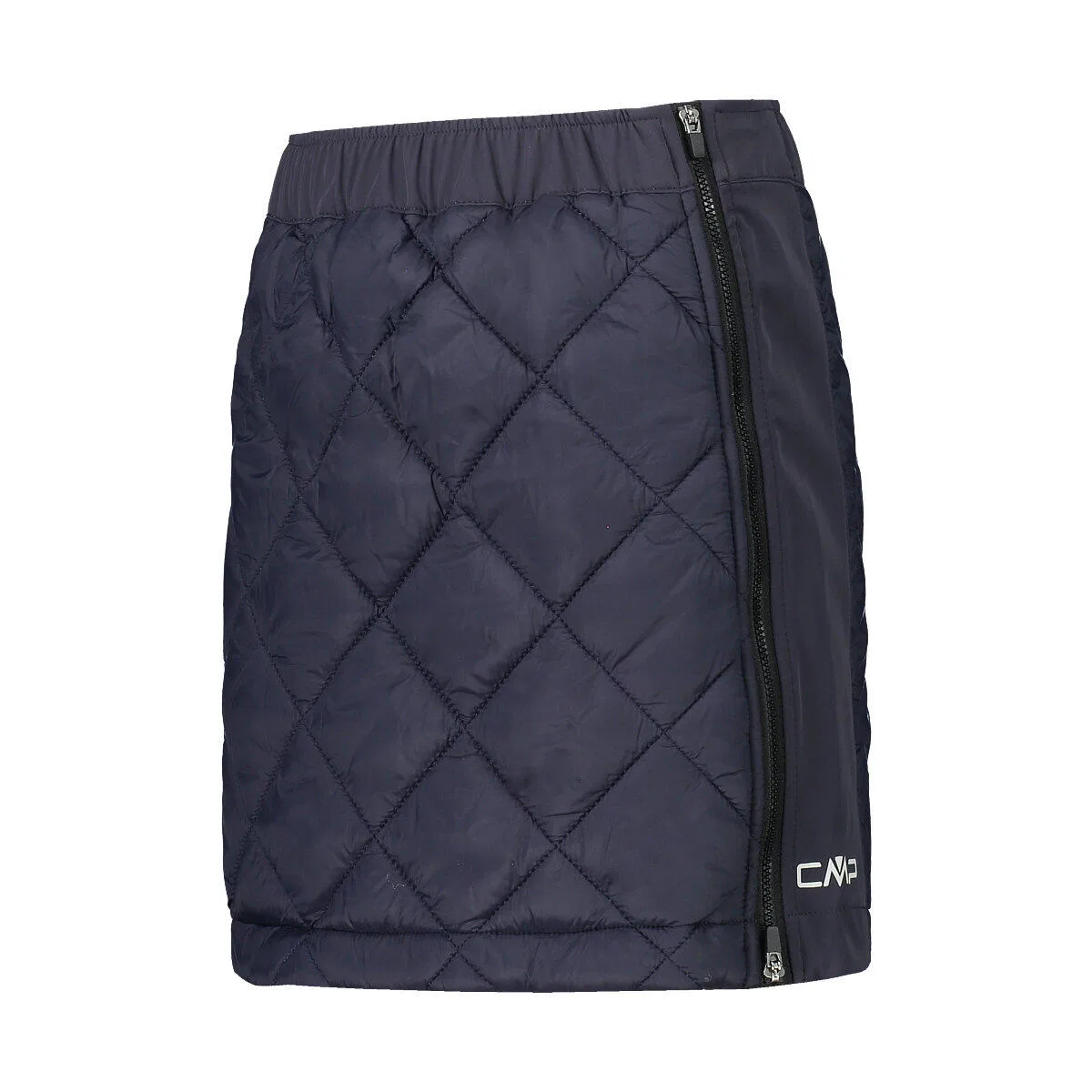 Детская юбка для девочек с ромбовидной стежкой Kid G Skirt Cmp, Grau / Schwarz — фото 3
