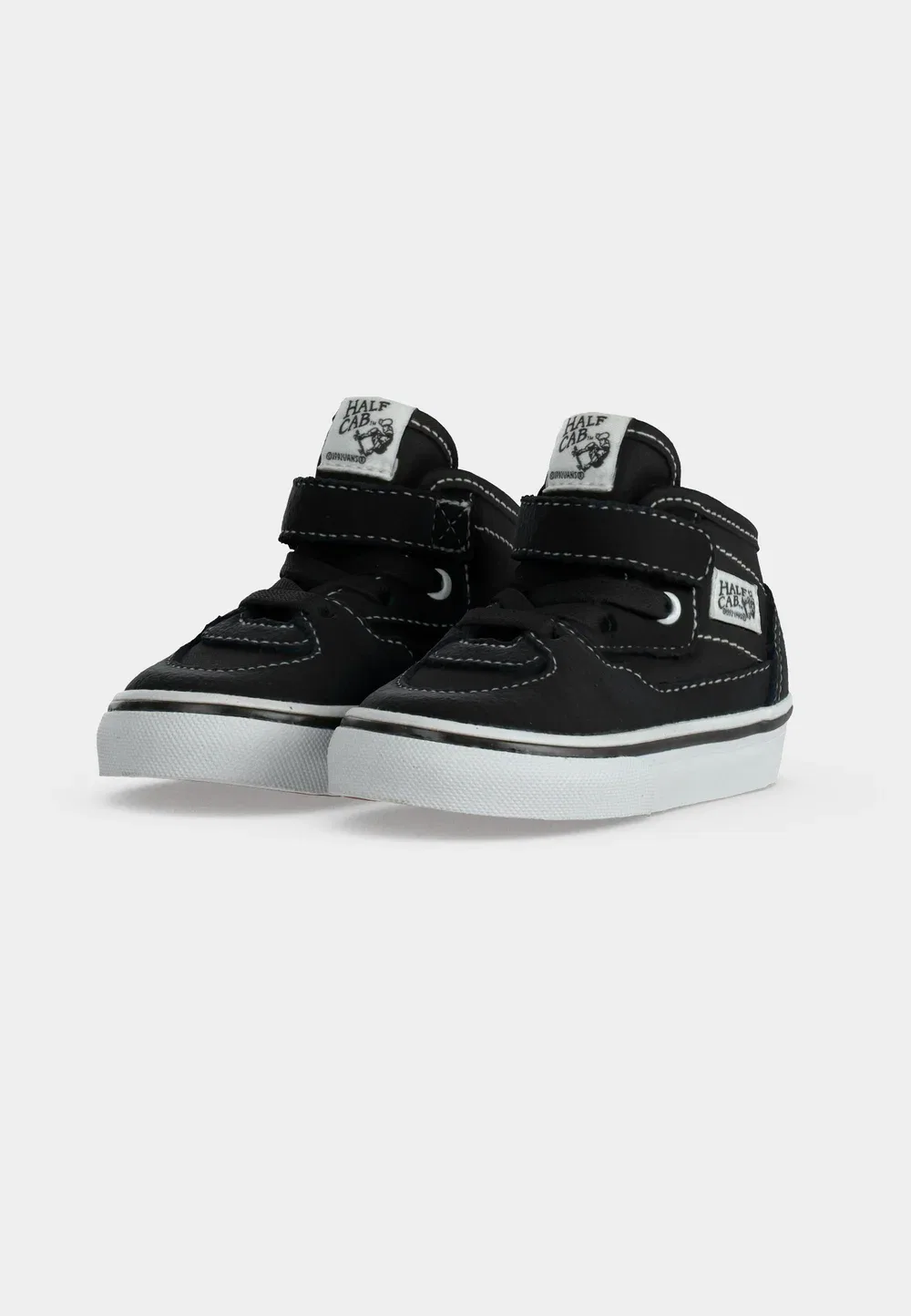 Полусапожные кеды с эластичными шнурками, унисекс Vans, Black/White — фото 3
