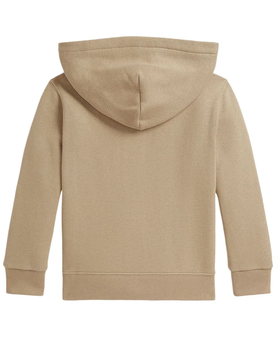 Худи на молнии из футера с капюшоном Polo Ralph Lauren, Cruise Olive — фото 4