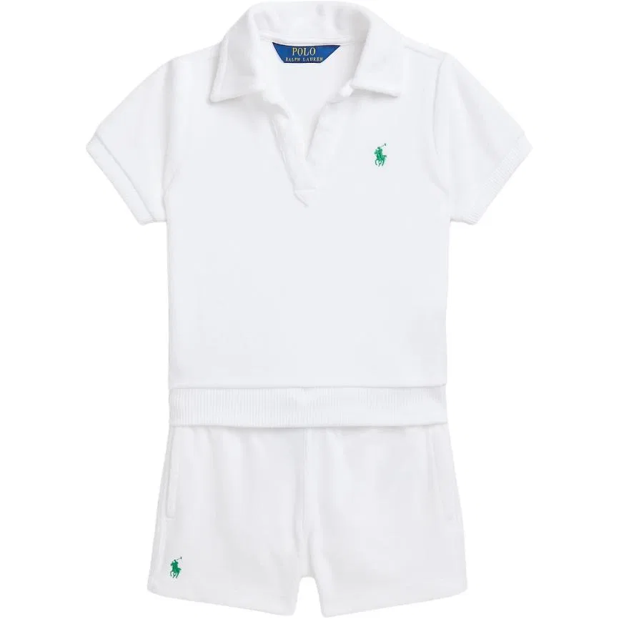 Детский комплект поло 2 шт Polo Ralph Lauren, White