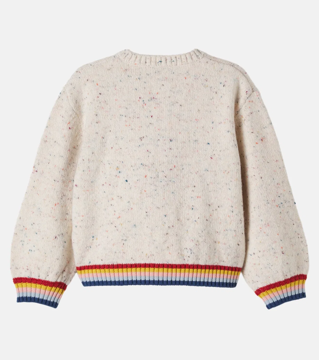 Вязаный кардиган с пуговицами Stella Mccartney Kids, мультиколор — фото 3